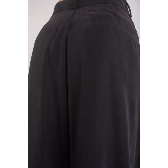Zara Womans Pants trouser Size L Black Wide Leg High Waist 5427/420 NWT - Picture 5 of 7